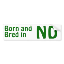 North Dakota Bred (Bumper) Sticker bumper stickers