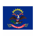 North Dakota FLAG International t-shirts
