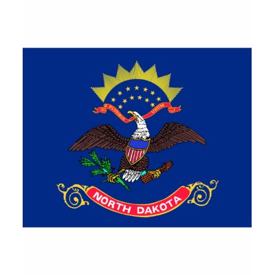 North Dakota FLAG International Shirts by flagshirt
