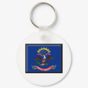 North Dakota Flag keychains