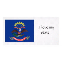 North Dakota Flag photo cards