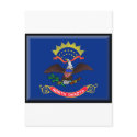 North Dakota Flag postcards