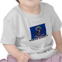 North Dakota Flag t-shirts