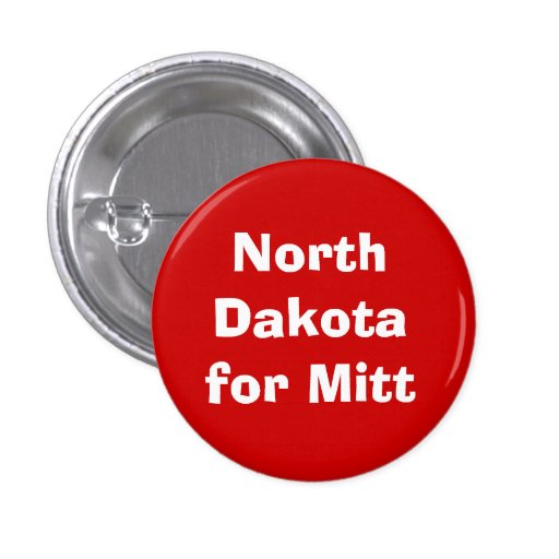 North Dakota for Mitt Romney - 2012 Pins