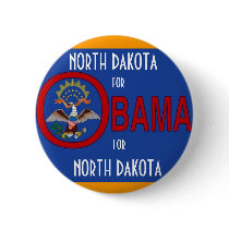 NORTH DAKOTA FOR OBAMA Button