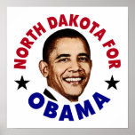 North Dakota For Obama posters