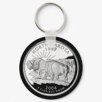 NORTH DAKOTA keychains by TravisTeel NORTH DAKOTA keychains