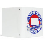 North Dakota Newt Gingrich Vinyl Binders