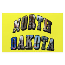 North Dakota Picture Text Stationery Design