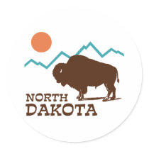 North Dakota Sticker
