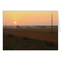 North Dakota Sunrise Card