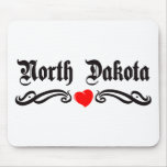 North Dakota Tattoo Mousepad