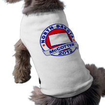 North Dakota Thad McCotter Doggie Tshirt