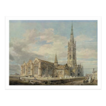 North-east View of Grantham Church, Lincolnshire, Post Cards