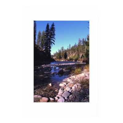 North fork of Boise River, Idaho Print by QuietDog_Images