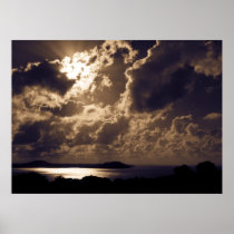 north from bastion point poster