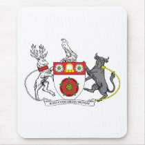 North Hamptonshire Coat of Arms mousepads by FlagTshirts North Hamptonshire Coat of Arms mousepads