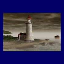 North Head Lighthouse - Ansel's Evening posters