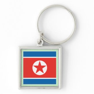 North Korea 2 Keychain