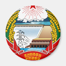North Korea Coat Of Arms Refrigerator Magnets