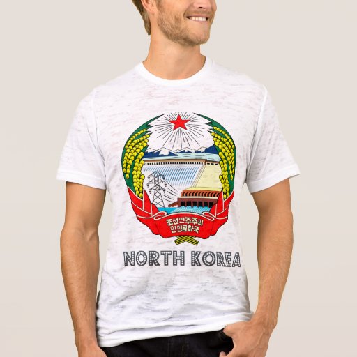 North Korea Coat of Arms T-Shirt | Zazzle