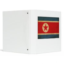 North Korea Flag 3 Ring Binders