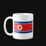 North Korea Flag Map Classic Mug