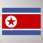 North Korea Flag posters