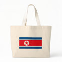 North Korea Flag Tote Bag by FlagTshirts North Korea Flag Tote Bag