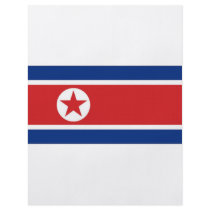 North Korea National Flag flyers