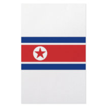 North Korea National Flag stationery