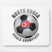 NORTH KOREA SOCCER CHAMPIONS MOUSEPADS