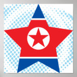 North+Korea Star Print