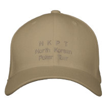 North Korean Poker Tour Cap Embroidered Baseball Cap