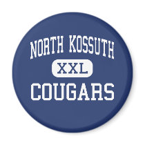 North Kossuth Cougars Middle Bancroft Iowa Fridge Magnet