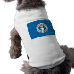 North Mariana Islands Flag Dog T Shirt