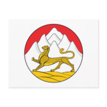 North Osetia Coat of Arms Postcard by FlagTshirts North Osetia Coat of Arms Postcard