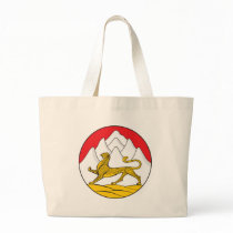North Osetia Coat of Arms Tote Bag by FlagTshirts North Osetia Coat of Arms Tote Bag