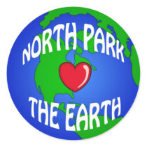 North Park Earth Day sticker