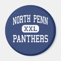 North Penn - Panthers - High - Blossburg Refrigerator Magnets