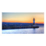 North Pier and Lighthouse Custom Photo Card
