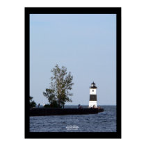 North Pier Lighthouse, Presque Isle, PA Poster posters by hopefulone North Pier Lighthouse, Presque Isle, PA Poster posters