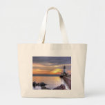 North Pier Morning Tote Bag