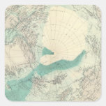 North Polar regions Square Stickers