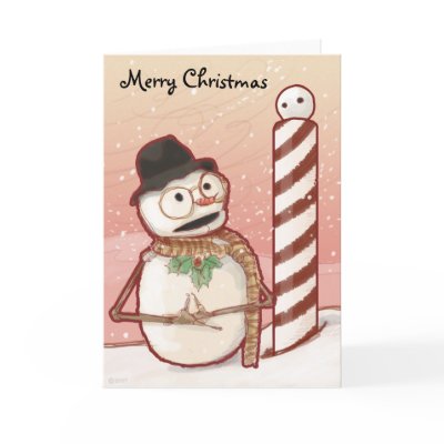 North Pole Christmas card
