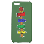 North pole directions iPhone 5C cover