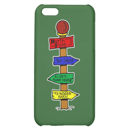 North pole directions iPhone 5C cover