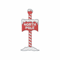 North Pole embroidered shirts by ZazzleEmbroidery North Pole embroidered shirts