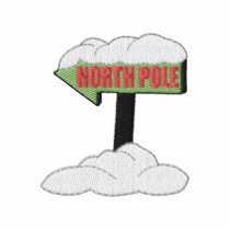 North Pole embroidered shirts by ZazzleEmbroidery North Pole embroidered shirts