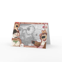 North Pole Friends Template cards